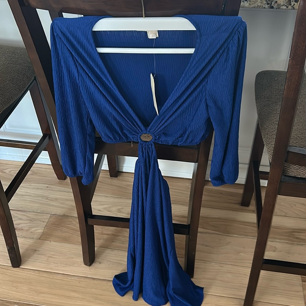 Unique blue dress NWT